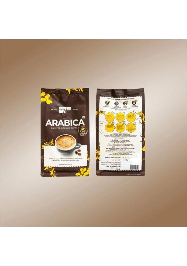Cafe Coffee Day Arabica Coffee Powder (100% Arabica) Roast & Ground Coffee (2 X 200 G)