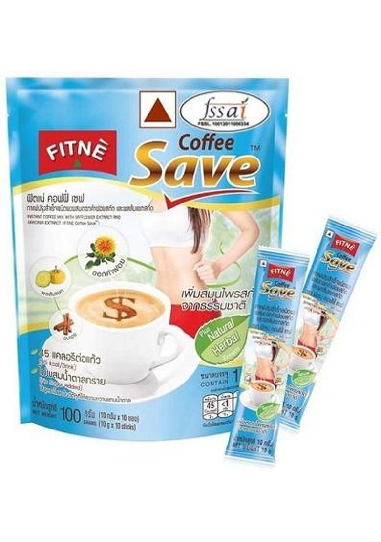 Fitne 3 In 1 Coffee Packets Mix With Herbs Cinnamon Safflower And Gaacinia Extract Instant Coffee (150 G)