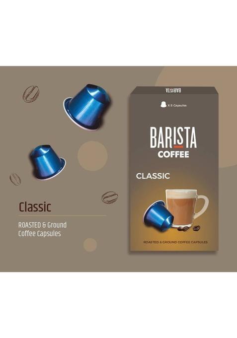 Barista Coffee Capsule Classic Roast & Ground Coffee (8 X 5.5 G)