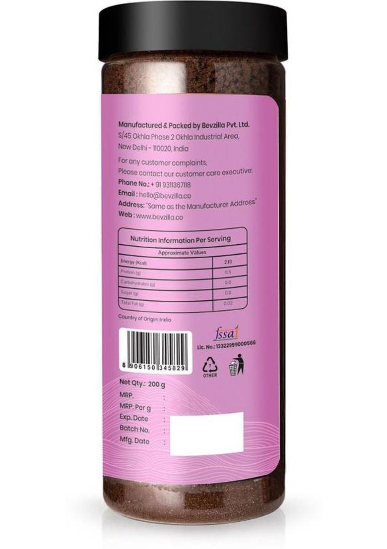 Bevzilla 200 Gram Vanilla Flavoured Instant Coffee Powder|Make 100 Cups|Hot & Cold Brews Instant Coffee (200 G, French Vanilla Flavoured)