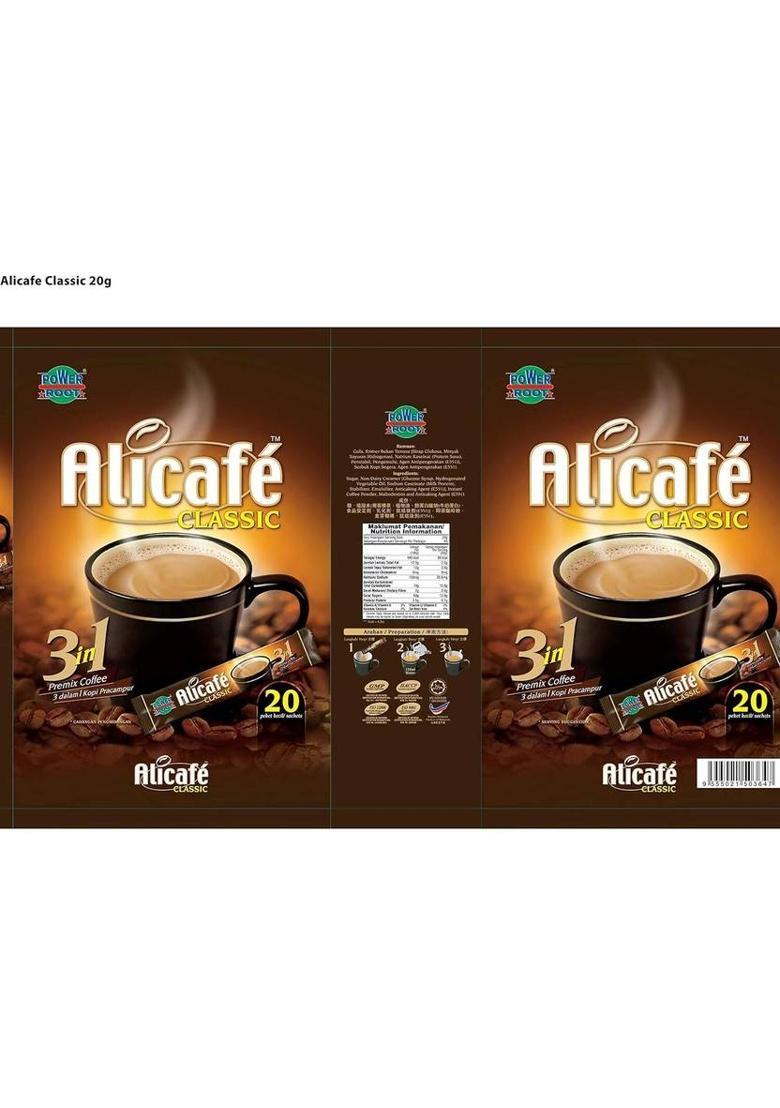 Alicafe Classic 3 In 1 Instant Coffee | Roast & Ground Coffee (420 G)