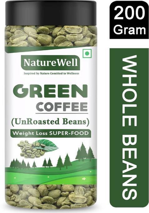 Naturewell Green Coffee Beans For Weight Loss/Fat Lose Coffee Beans (200 G)