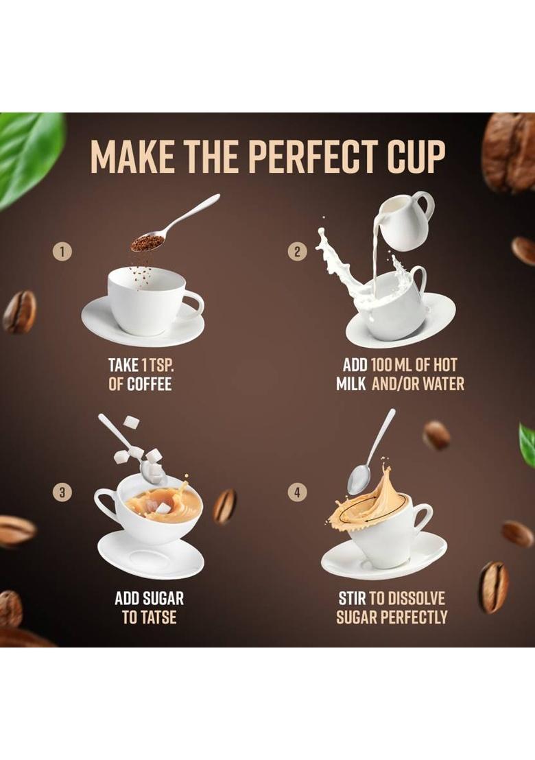 Vanalaya Premium Classic Instant Coffee, Black Coffee Powder With Rich Aroma & Taste For Weight Loss, Stress Relief Instant Coffee (50 G)