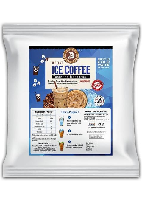 Brew Lab All In One Instant Ice Coffee | Perfect Blend Of Coffee Beans | Instant Coffee (1 Kg, Pure Flavoured)