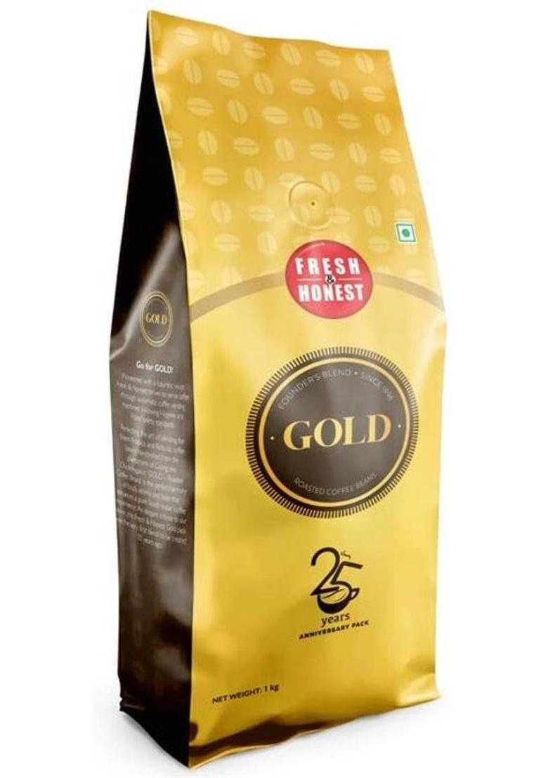 Fresh & Honest House Blend Roasted Coffee Beans, With Medium To Dark Roasting Coffee Beans (1000 G)