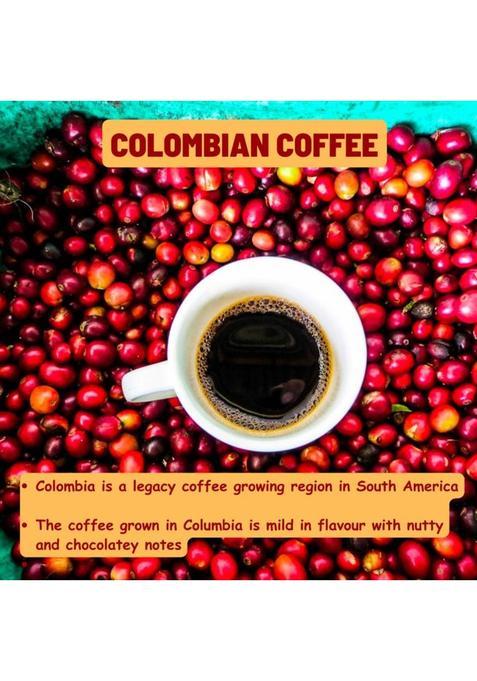 Toffee Coffee Roasters Colombia Speciality Instant Coffee | 100% Arabica | Ready In Seconds | Instant Coffee (100 G, Nut, Chocolate Flavoured)