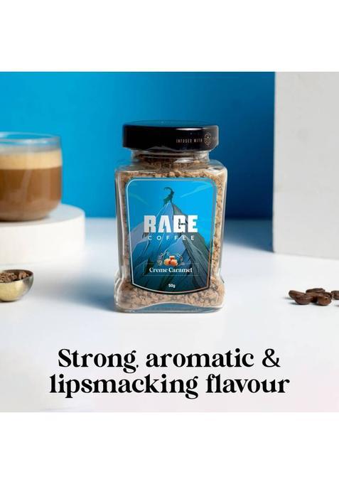 Rage Coffee 50 Gms Creme Caramel Flavoured Coffee