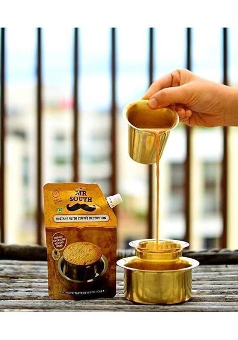 Mr. South Filter Coffee Liquid Decoction Instant Coffee (5 X 100 Ml, Green Coffee Flavoured)