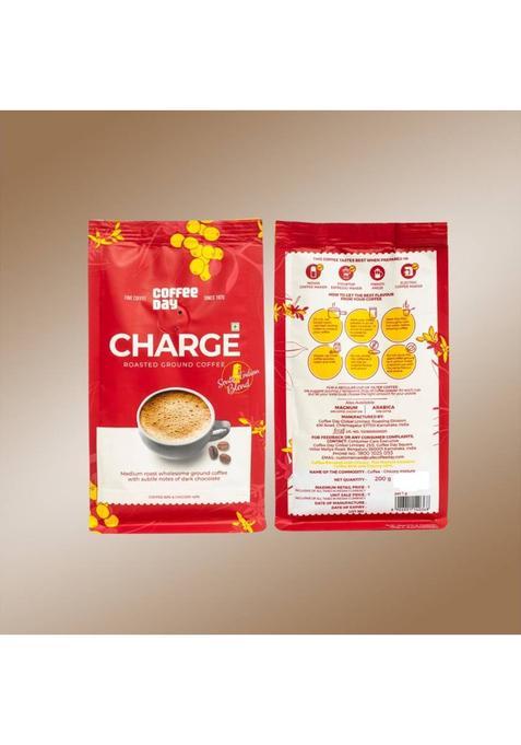 Café Coffee Day Cafe Coffee Day Charge Coffee Powder (60% Coffee 40% Chicory) Roast & Ground Coffee (4 X 200 G)
