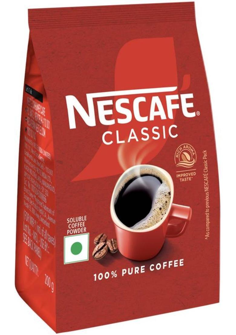 Nescafe Classic Powder Instant Coffee (200 G) Instant Coffee (199 G)