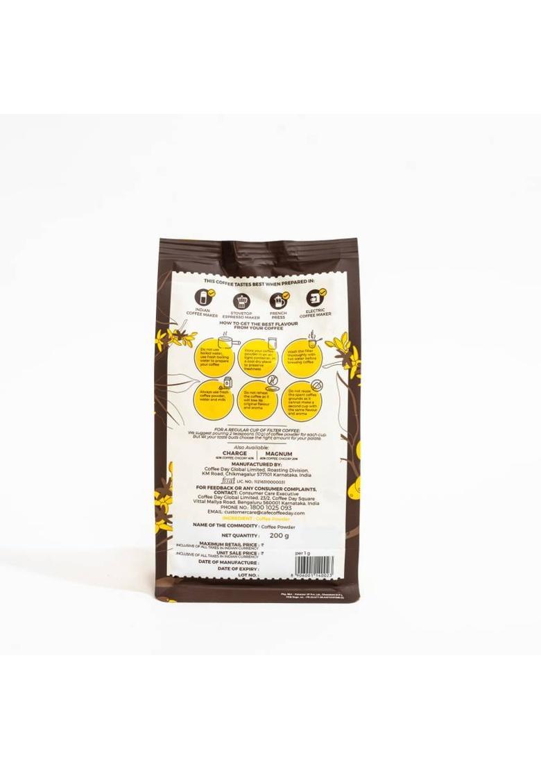 Cafe Coffee Day Arabica Coffee Powder (100% Pure Coffee, Light To Medium Roast) Ground Coffee Filter Coffee (4 X 200 G)