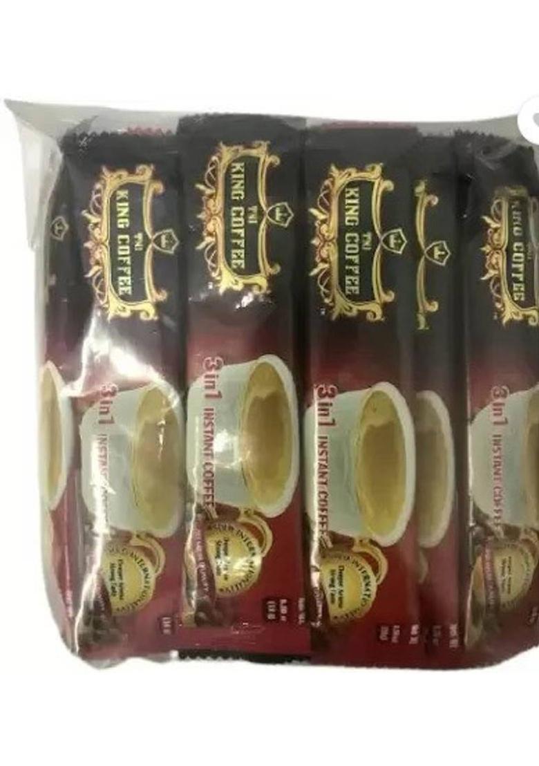King Coffee 3 In 1 Soluble Hot/Cold Coffee 40 Sachets (2 X 20Pc) Instant Coffee (640 G)