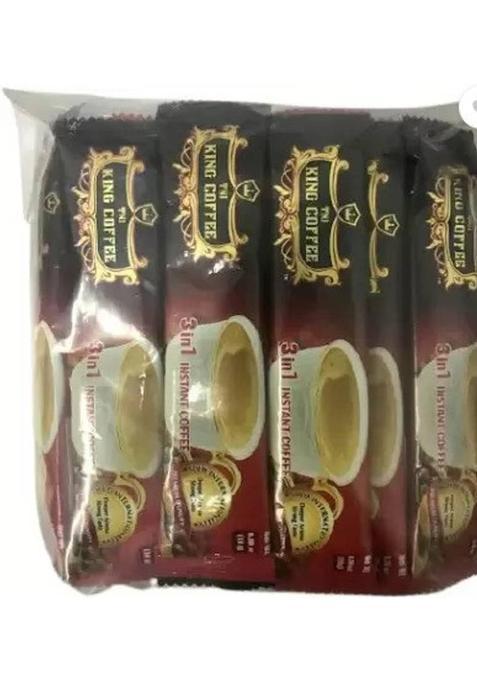 King Coffee 3 In 1 Soluble Hot/Cold Coffee 40 Sachets (2 X 20Pc) Instant Coffee (640 G)