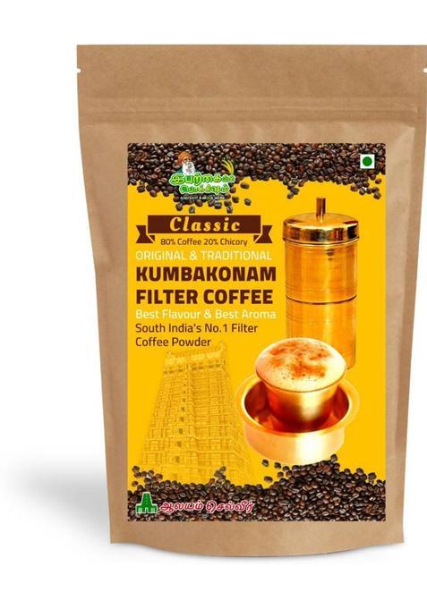 Iyarkkayin Pokkisham Traditional Original Kumbakonam Filter Coffee Powder_Classic 80:20 Filter Coffee&nbsp;&nbsp;(1 Kg, Chicory Flavoured)