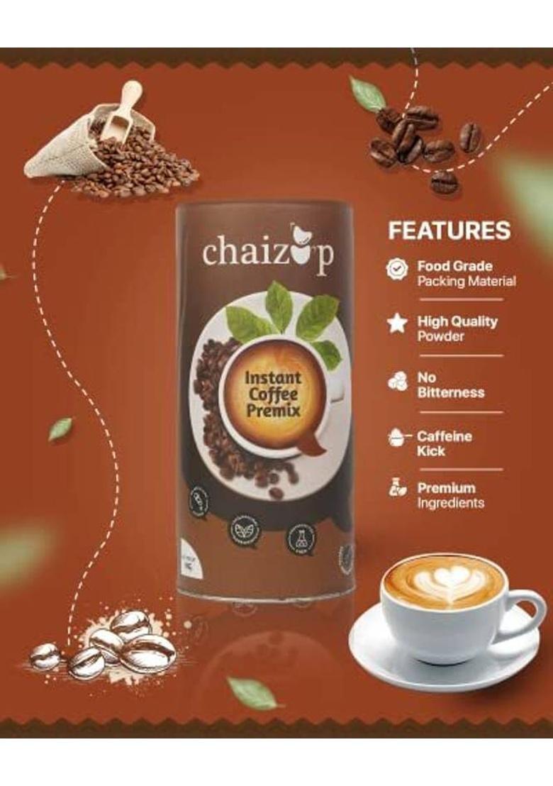 Chaizup Premium Instant Premix Coffee-1 Kg Can, Instant Powder Mix, Premium Coffee Taste Instant Coffee (1000 G, Pure Flavoured)