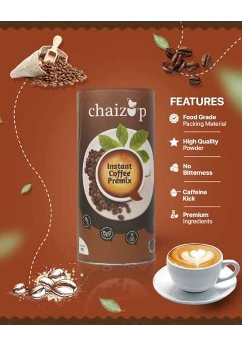 Chaizup Premium Instant Premix Coffee-1 Kg Can, Instant Powder Mix, Premium Coffee Taste Instant Coffee (1000 G, Pure Flavoured)