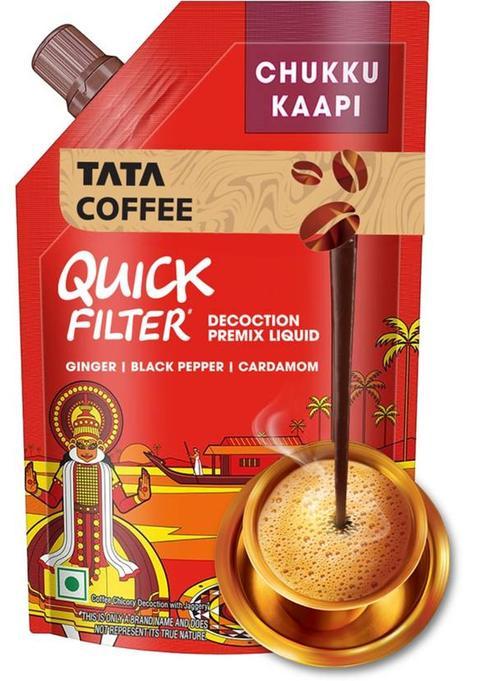 Tata Coffee Chukku Kaapi Decoction Liquid, Easy To Make Filter Coffee (200 Ml, Cardamom, Ginger Flavoured)