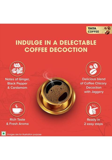 Tata Coffee Chukku Kaapi Decoction Liquid, Easy To Make Filter Coffee (200 Ml, Cardamom, Ginger Flavoured)