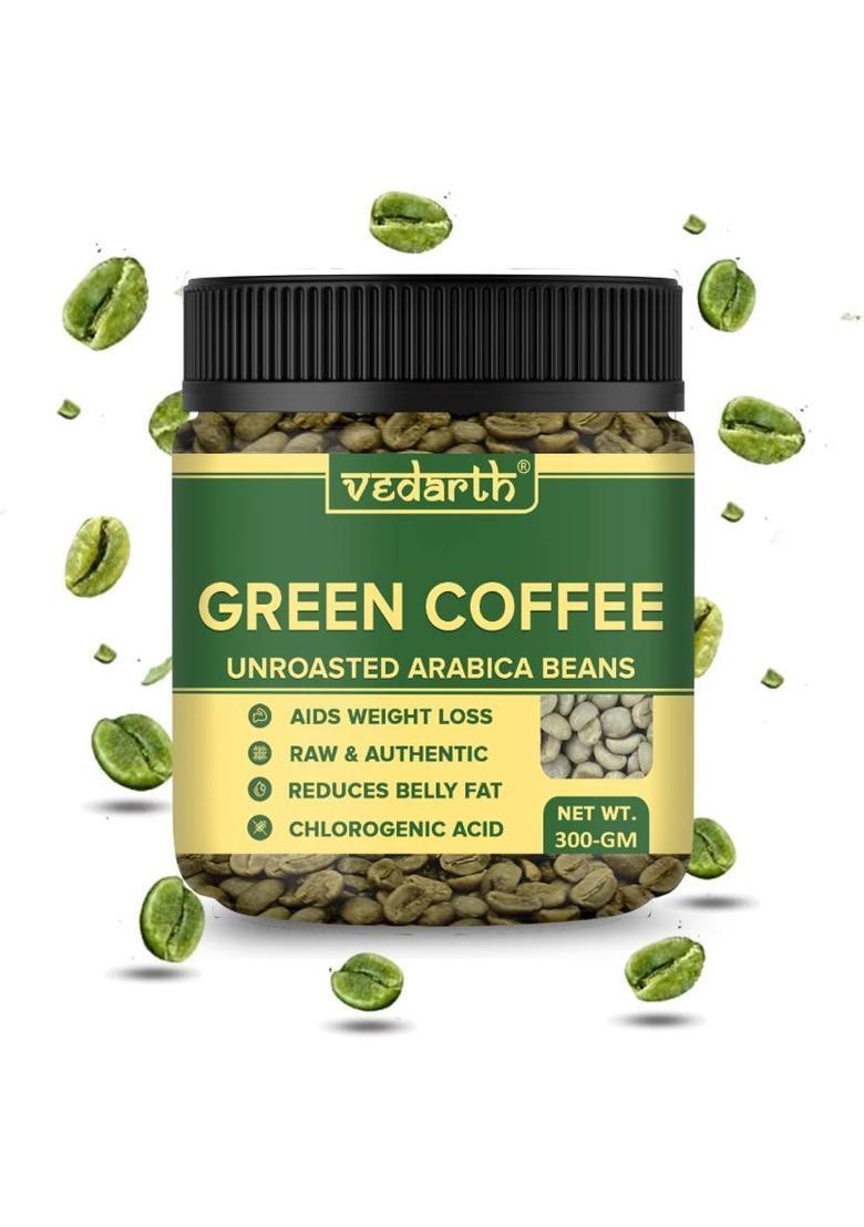 Vedarth Organics Premium Green Coffee Beans Helps In Weight Loss -300Gram Coffee Beans (300 G, Green Coffee Flavoured)