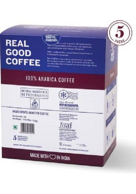 Sleepy Owl Owl Coffee Mocha Cold Brew | 5 Brew Packs | 3 Step Brew