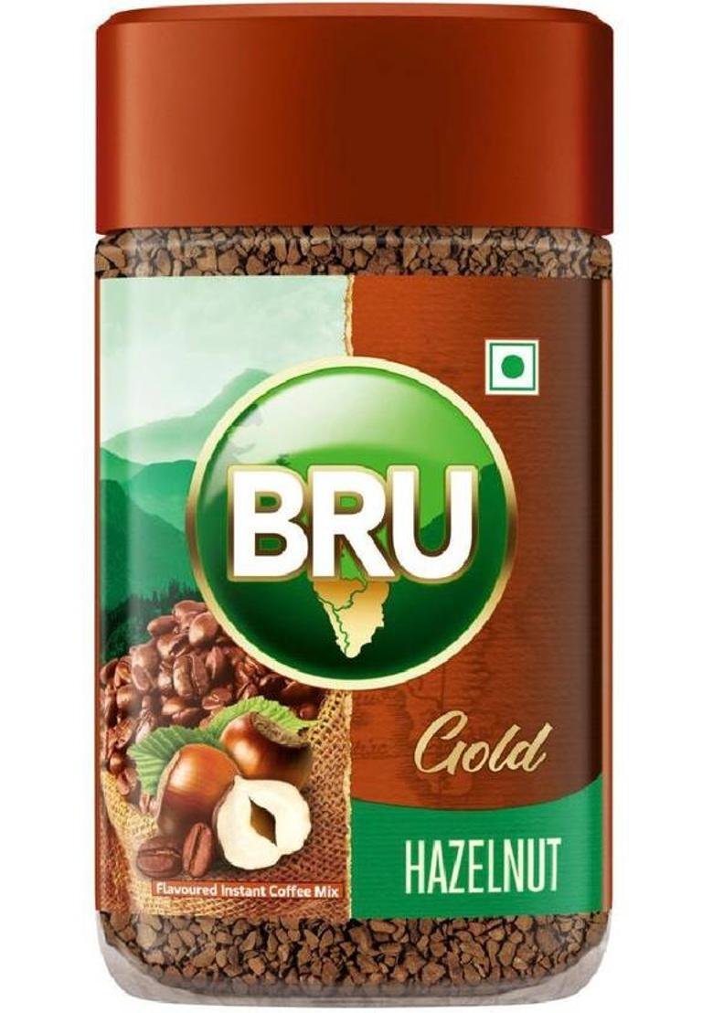 Bru Gold Freeze Dried Hazelnut 55Gm Instant Coffee (55 G, Hazelnut Flavoured)