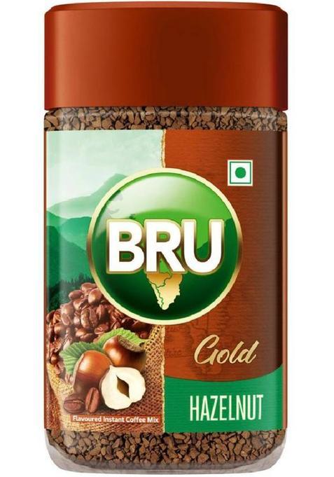 Bru Gold Freeze Dried Hazelnut 55Gm Instant Coffee (55 G, Hazelnut Flavoured)
