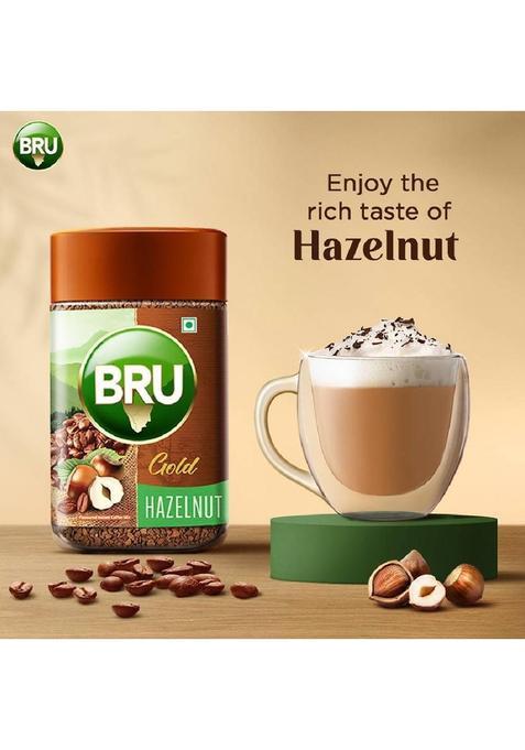 Bru Gold Freeze Dried Hazelnut 55Gm Instant Coffee (55 G, Hazelnut Flavoured)