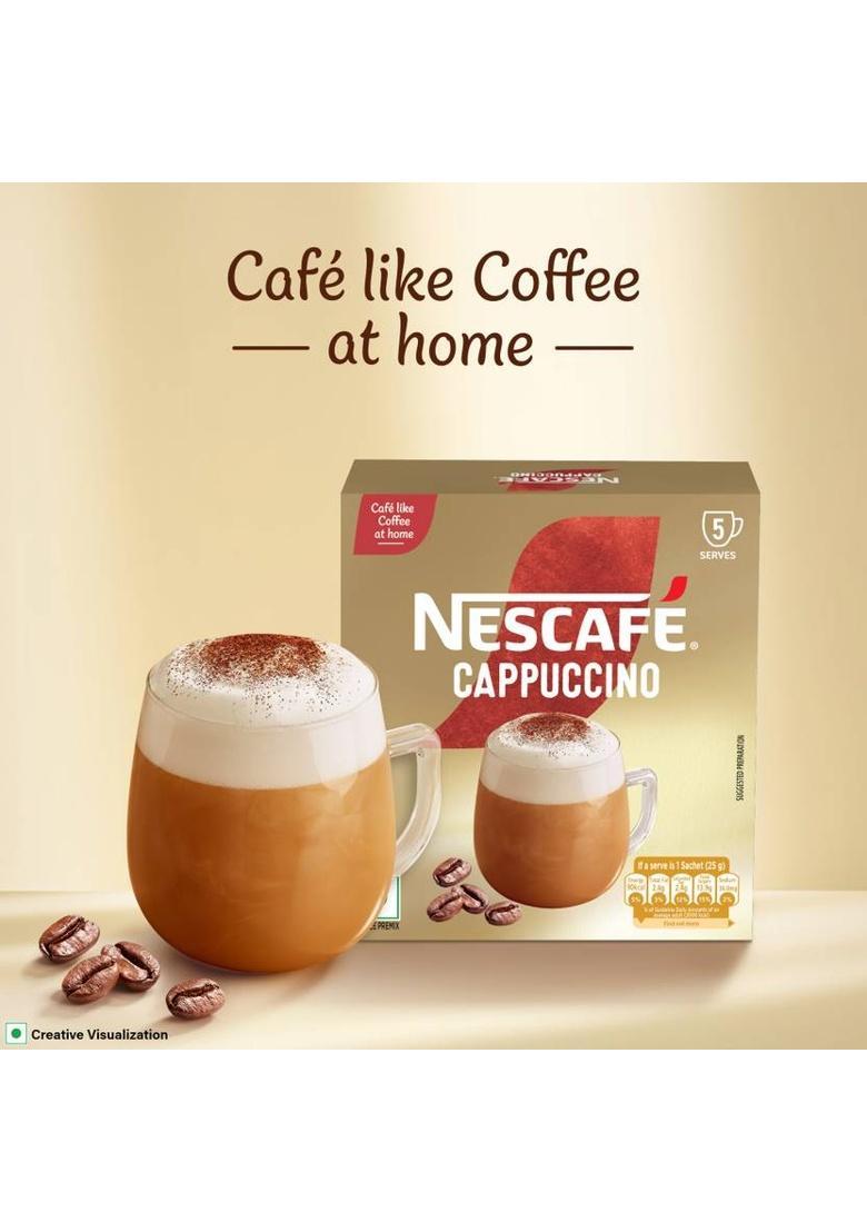 Nescafe Cappuccino Premix Instant Coffee (125 G)