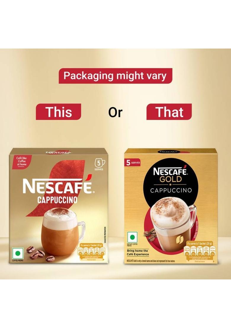 Nescafe Cappuccino Premix Instant Coffee (125 G)