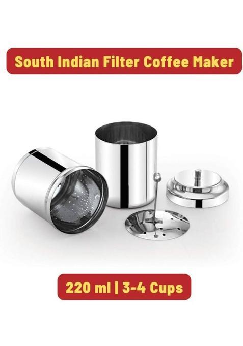 Toffee Coffee Roasters | Traditional South Indian Filter Coffee + Free Filter Coffee Maker (220Ml) | Filter Coffee (200 G)
