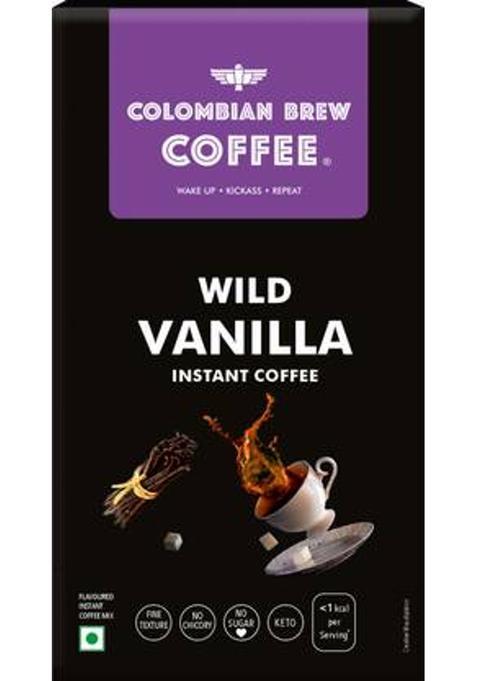 Colombian Brew Vanilla Instant Coffee Powder Instant Coffee (50 G, Vanilla Flavoured)