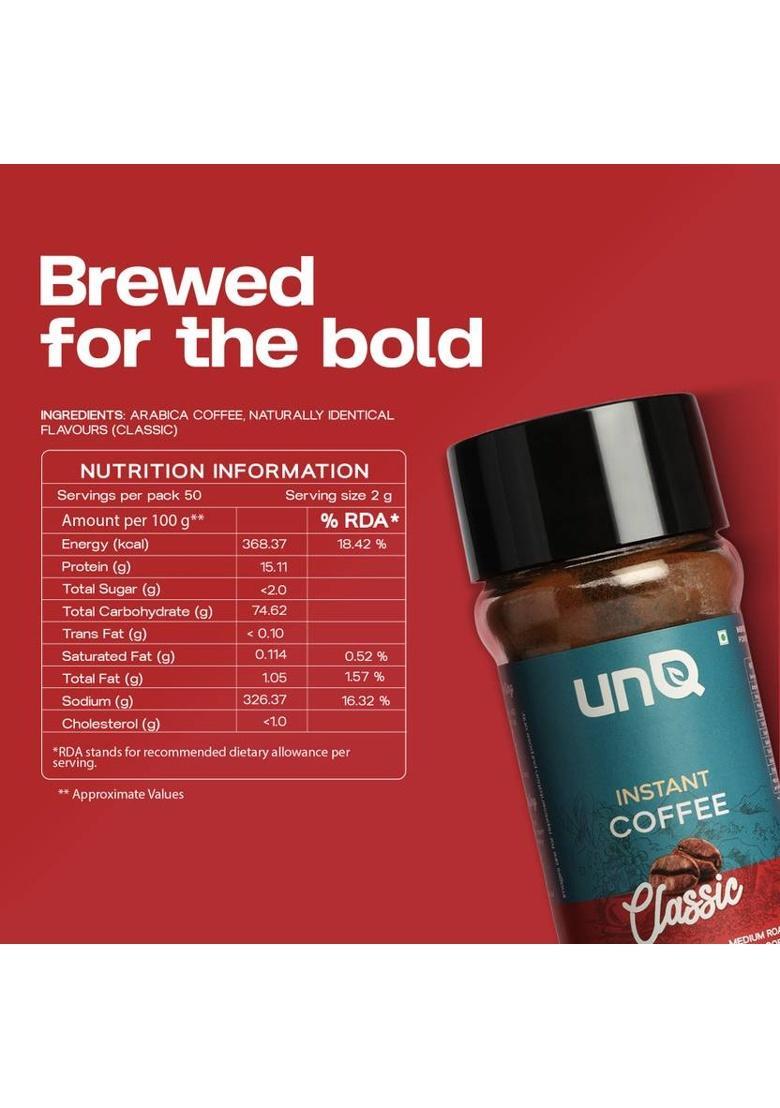 Unq Classic Instant Coffee
