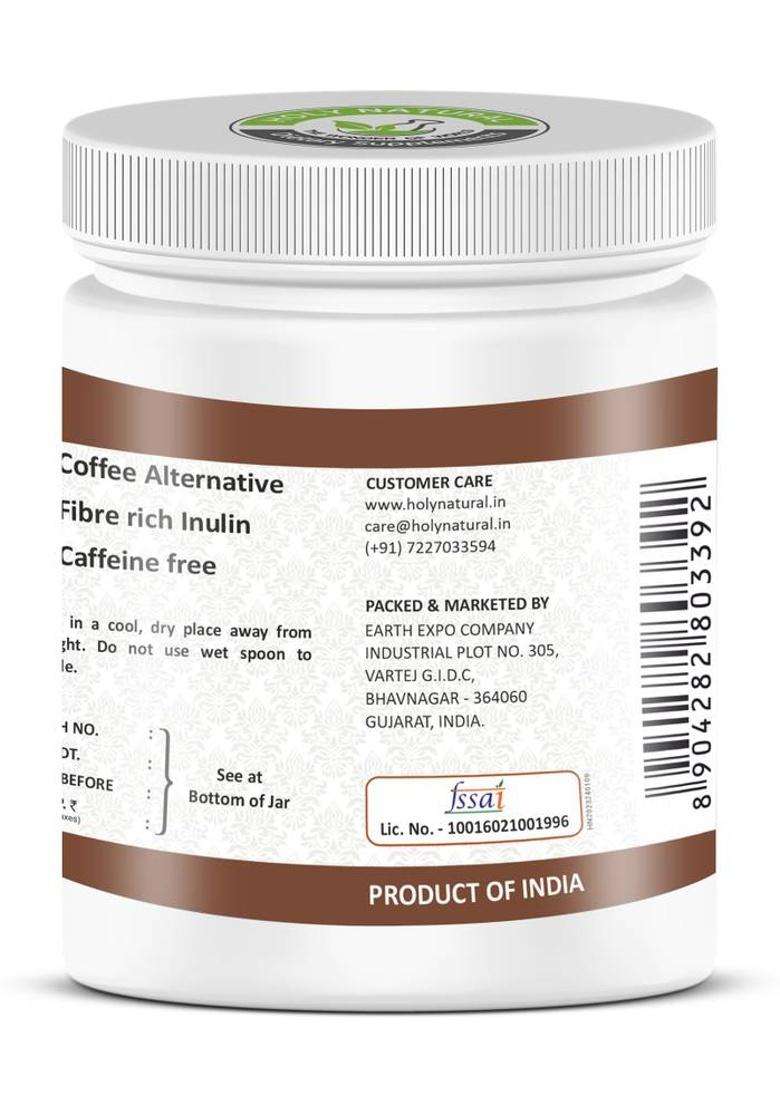 Holy Natural Chicory Root Powder - 400Gm, Substitute Of Coffee, Sugar Free, Pure And Natural Roast & Ground Coffee&nbsp;&nbsp;(400 G, Chicory Flavoured) - Indya