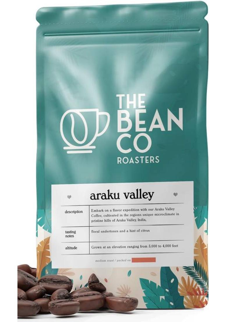 The Bean Co Araku Valley Coffee | 100% Arabica | Roasted Coffee Beans (1 Kg)