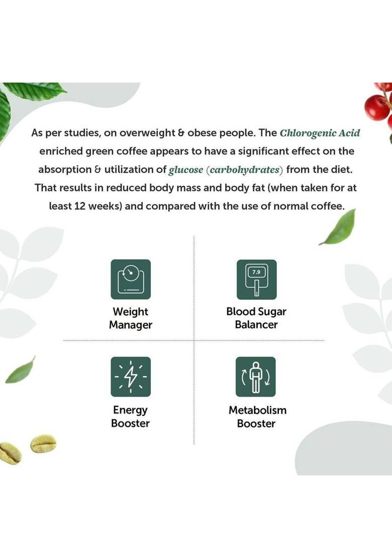 Neuherbs Green Coffee Premix For Instant Energy | Helps In Weight Management