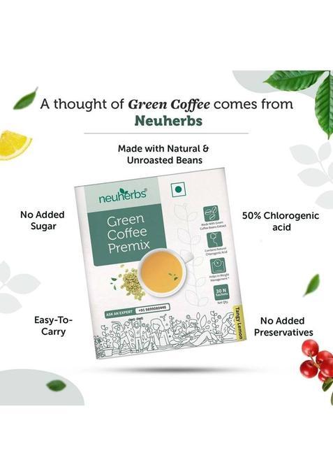 Neuherbs Green Coffee Premix For Instant Energy | Helps In Weight Management