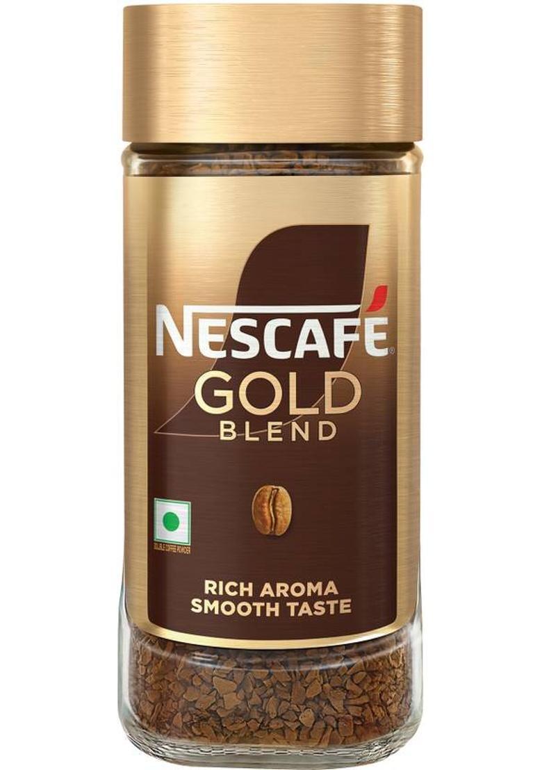 Nescafe Gold Rich And Smooth Coffee Powder Glass Jar Instant Coffee (100 G)