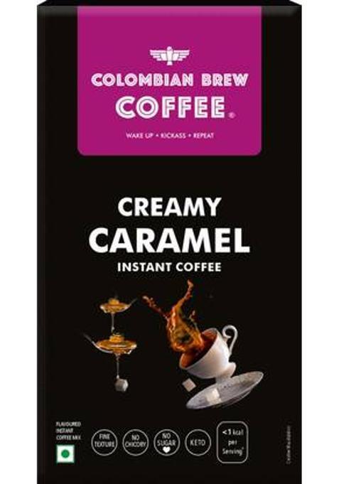 Colombian Brew Creamy Caramel Instant Coffee Powder Instant Coffee (50 G, Caramel Flavoured)