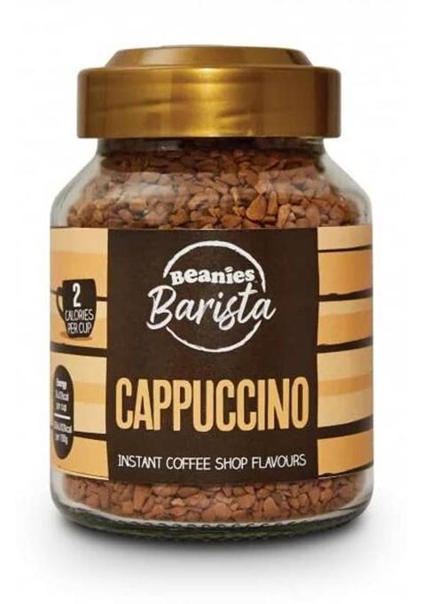 Beanies Flavoured Coffee Barista Cappuccino Hot & Cold Coffee Makes 25 Cups 100% Arabica Instant Coffee (50 G, Chocolate Flavoured)