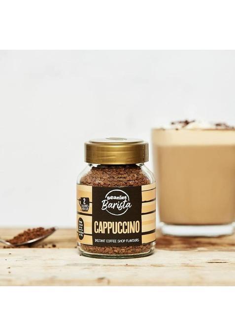 Beanies Flavoured Coffee Barista Cappuccino Hot & Cold Coffee Makes 25 Cups 100% Arabica Instant Coffee (50 G, Chocolate Flavoured)