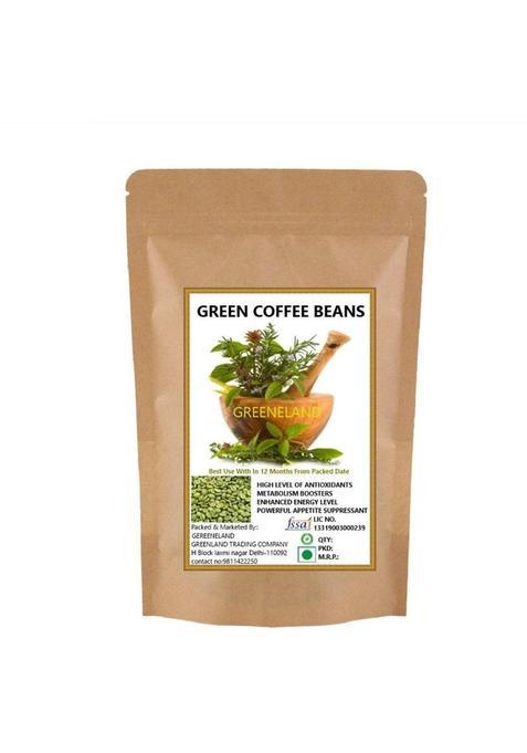 Greeneland Green Coffee Beans For Weight Management Roast & Ground Coffee (100 G, Green Coffee Flavoured)