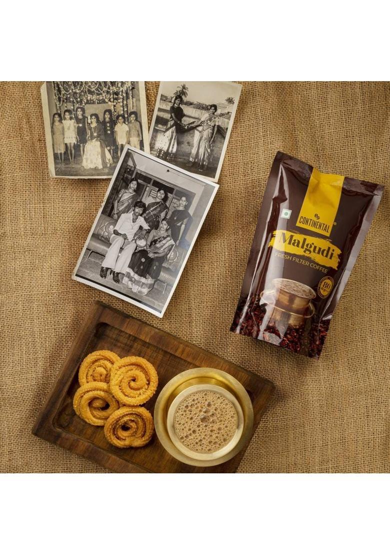 Continental Malgudi 80/20 Filter Coffee (200 G, Chicory Flavoured)