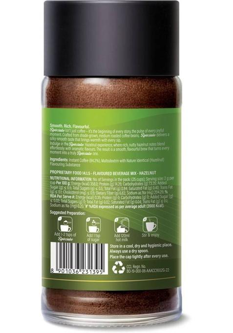 Continental Instant Coffee + Hazelnut Flavour Instant Coffee (50 G, Hazelnut Flavoured)