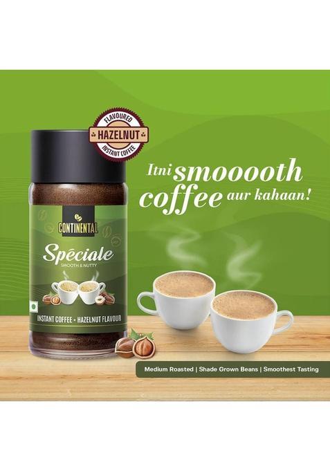 Continental Instant Coffee + Hazelnut Flavour Instant Coffee (50 G, Hazelnut Flavoured)