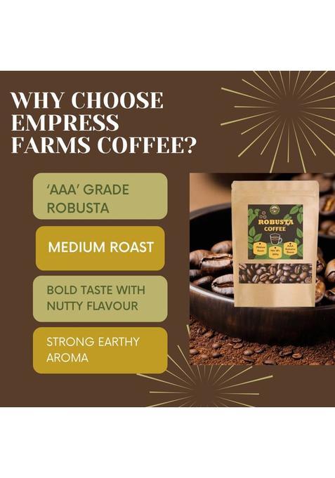 Empress Farms Roasted Coffee Beans I 100% Robusta