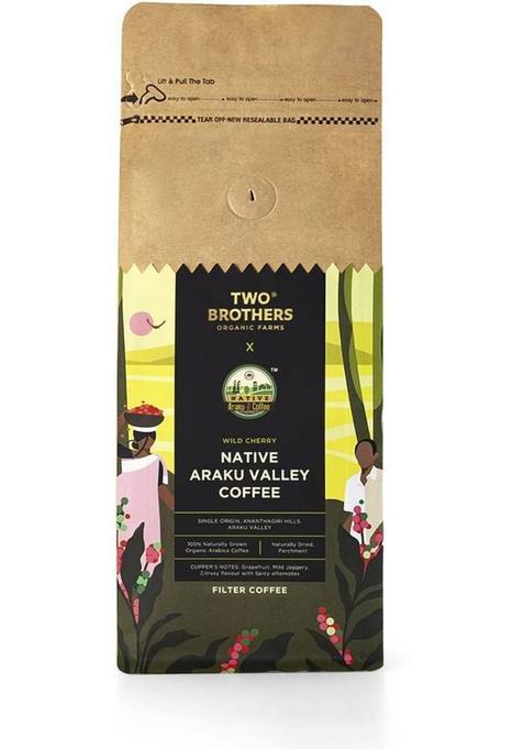 Two Brothers Organic Farms Filter Coffee - Native Araku Valley Coffee Filter Coffee&nbsp;&nbsp;(250 G)