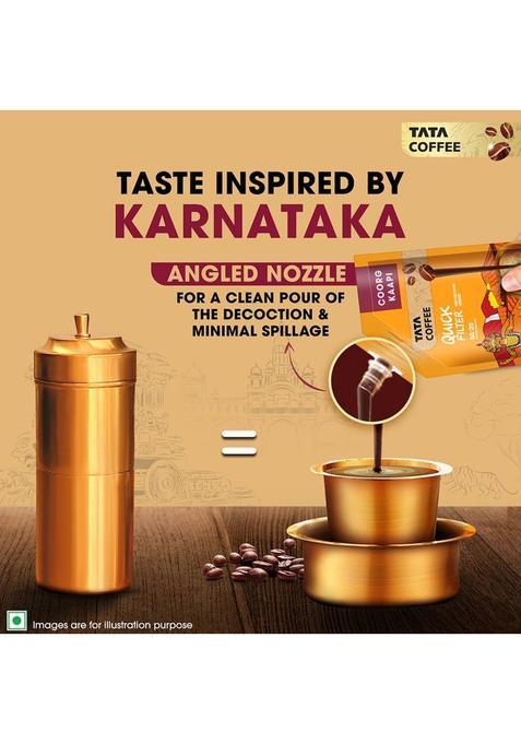 Tata Coffee Coffee Decoction Liquid Coorg Kaapi, Filter Coffee Like Experience, Easy To Make Filter Coffee (200 Ml, Chicory Flavoured)