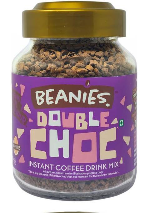 Beanies Double Chocolate Flavour Instant Coffee, 50G Instant Coffee (50 G, Dark Chocolate Flavoured)
