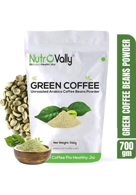 Nutrovally Organic Green Coffee Beans Powder For Weight Loss Instant Coffee&nbsp;&nbsp;(700 G, Green Coffee Flavoured)