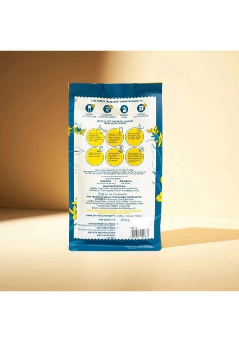 Café Coffee Day Cafe Coffee Day Magum Coffee Powder (80% Coffee 20% Chicory) Roast & Ground Coffee (4 X 200 G)